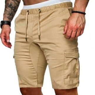 Qoo10 - Fashion Khaki Shorts Summer Business Casual Shorts Men Short Pants  Me : Men's Clothing