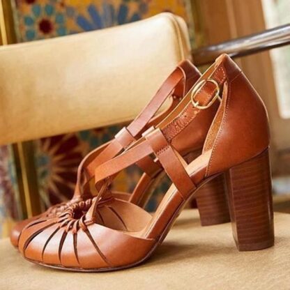 Casual High Heels Peep Toe Gladiator Women Sandals Shoes