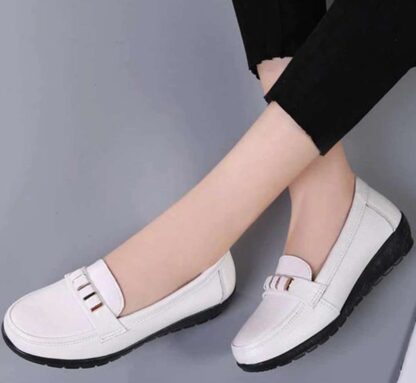 Casual Slip-On Genuine Leather Loafers for Women