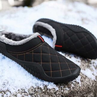 Leisure Plush Winter Warm Mens Slippers