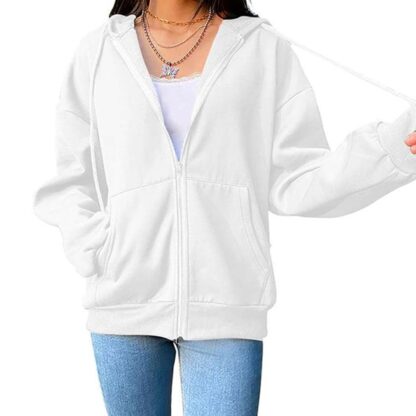 Casual Spring Hoodie Women Sweatshirts Jacket
