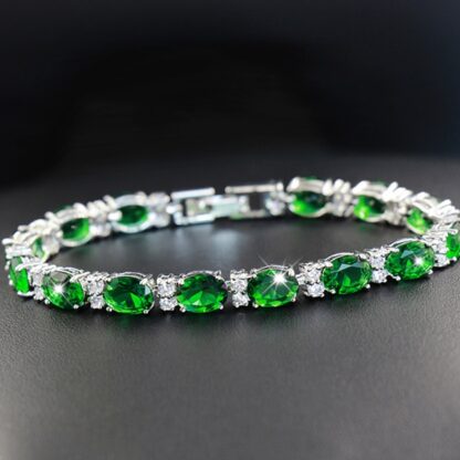 Cute Romantic Faux Gem Diamond Bracelet for Women