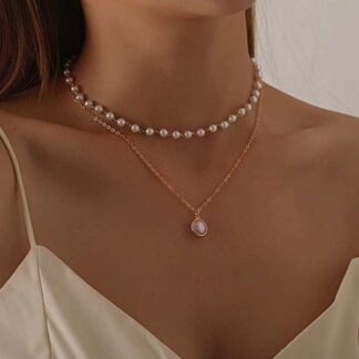 Party Beads Pearl Women's Necklace