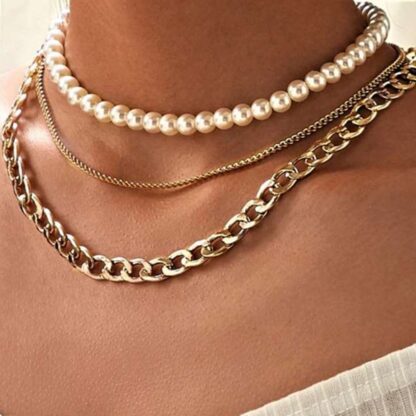 Vintage Link Chain Party Fashion Womens Pendant Necklaces