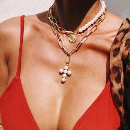 Vintage Link Chain Party Fashion Womens Pendant Necklaces