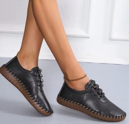 Breathable Lace-up Flat Women Loafers Shoes Sneakers