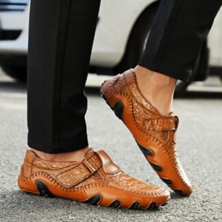 Casual Slip-on Genuine Leather Formal Men Loafers Shoes