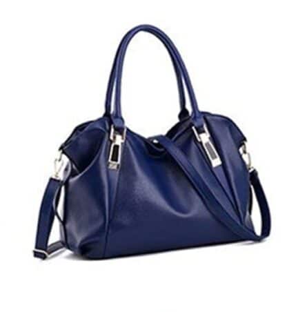 PU Leather Totes Interior Zipper Pocket Womens Handbag