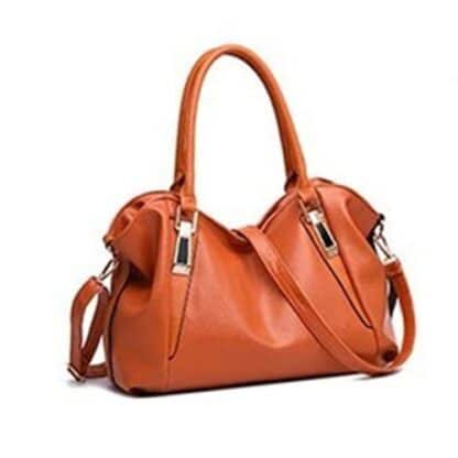 PU Leather Totes Interior Zipper Pocket Womens Handbag