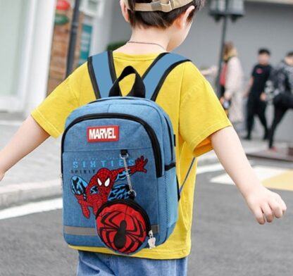 Cartoon Marvel Spiderman KIds Backpack Bags