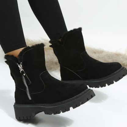 Snow Winter Warm Martin Nubuck Womens Boots
