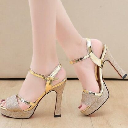 Elegant Fashion High Heels Party Women Sandal Shoes