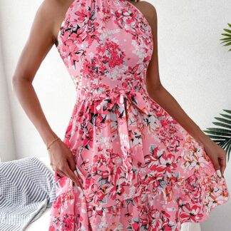 Summer Fashion Floral Sleeveless Women Dress