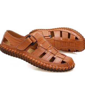 Breathable Genuine Leather Outdoor Summer Men's Sandals Shoes