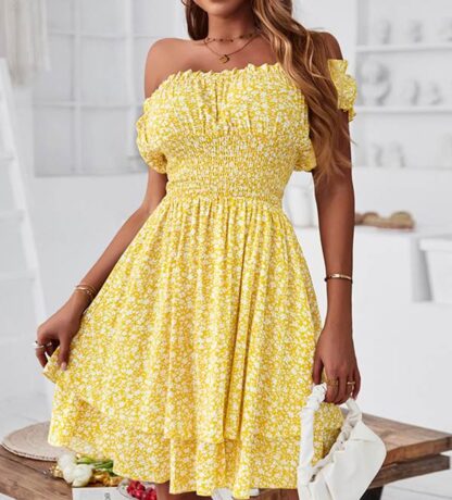 Summer Elegant Knee-Length Womens Dress