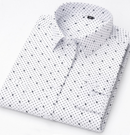 Long Sleeves Business Dress Office Mens Shirts
